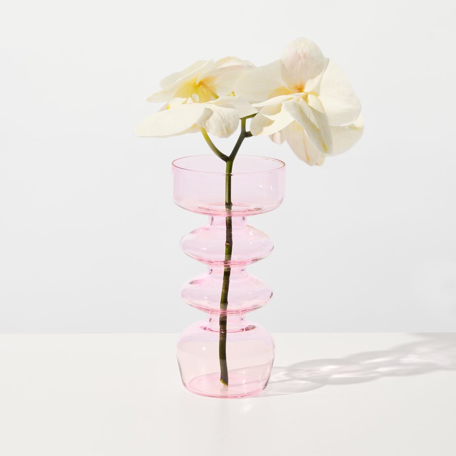 CURVY VASE IN PINK