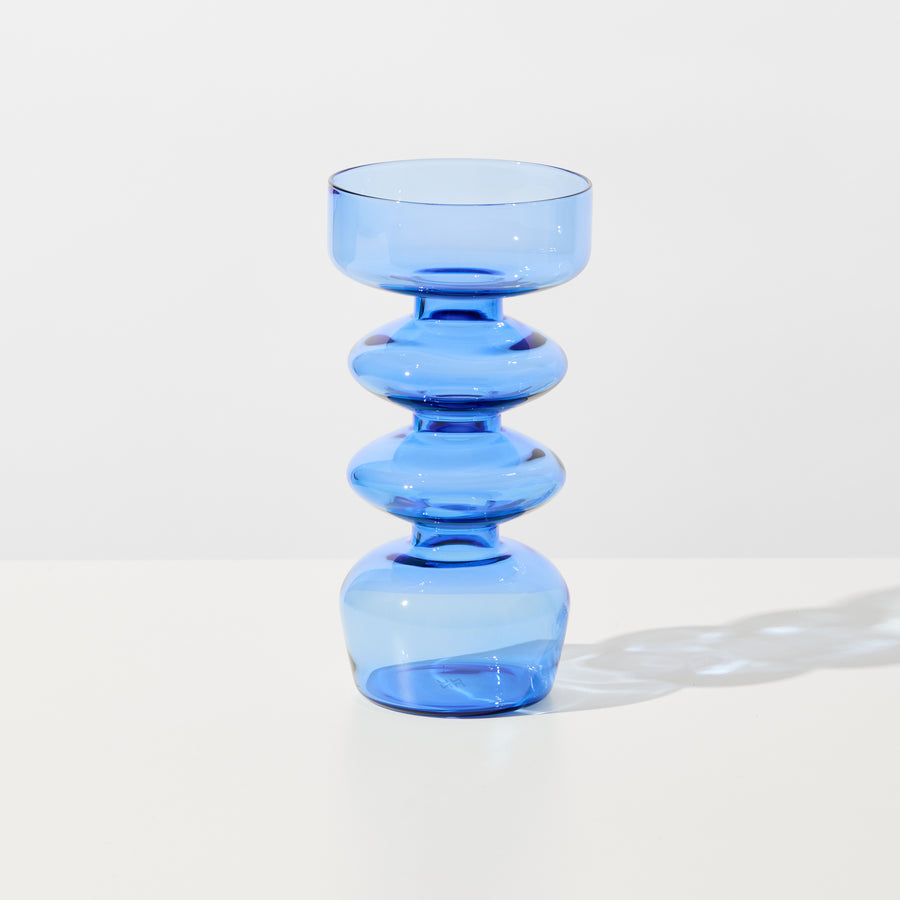 CURVY VASE IN BLUE