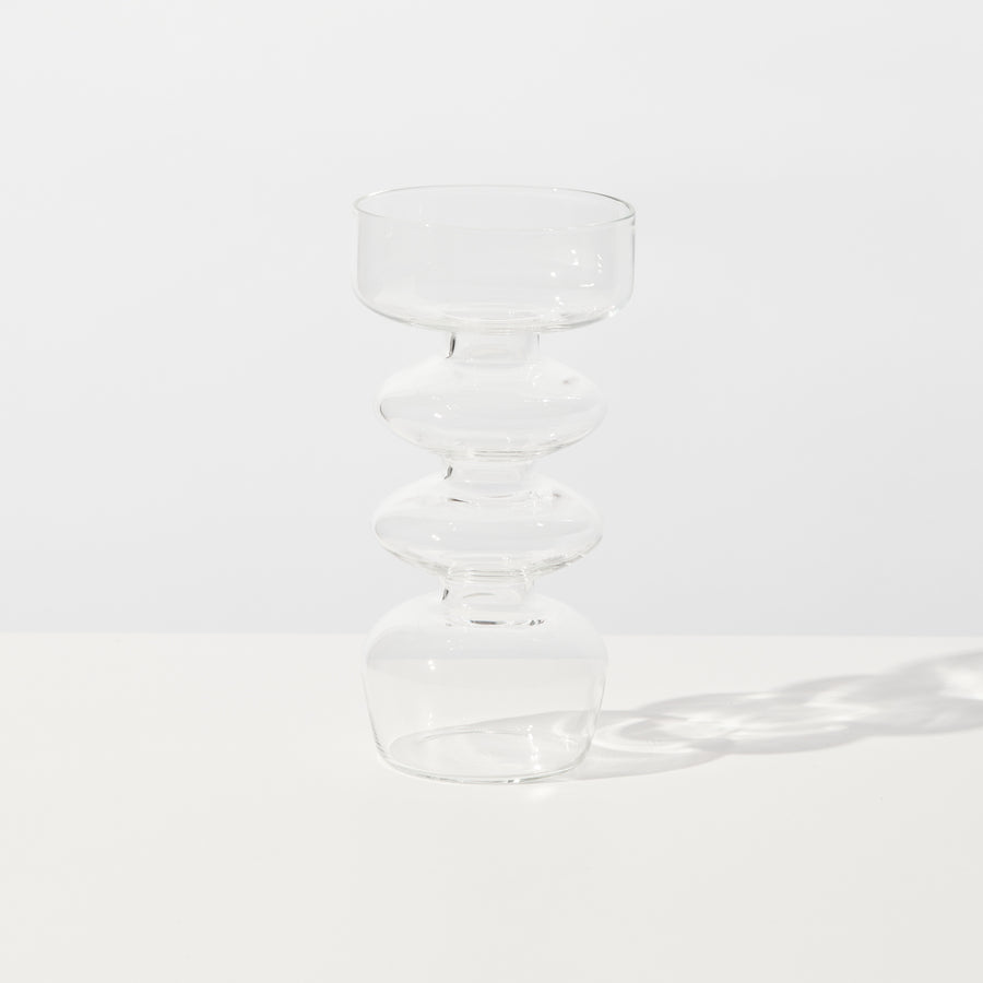 CURVY VASE IN CLEAR