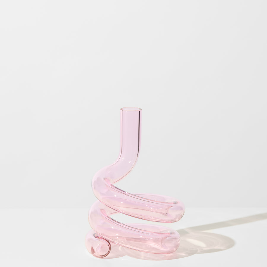 COBRA VASE IN PINK