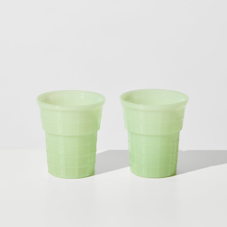 CONEY SET OF 2 CUPS IN PISTACHIO