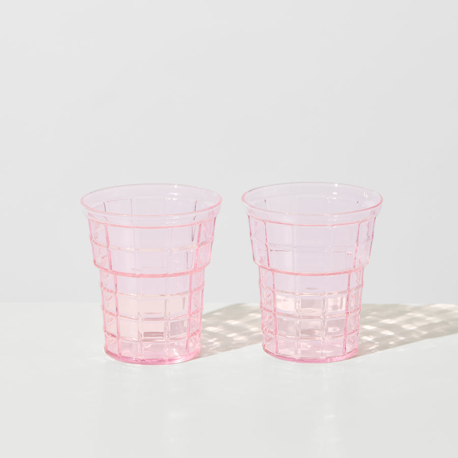 CONEY SET OF 2 CUPS IN PINK