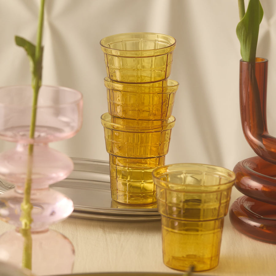CONEY SET OF 2 CUPS IN YELLOW