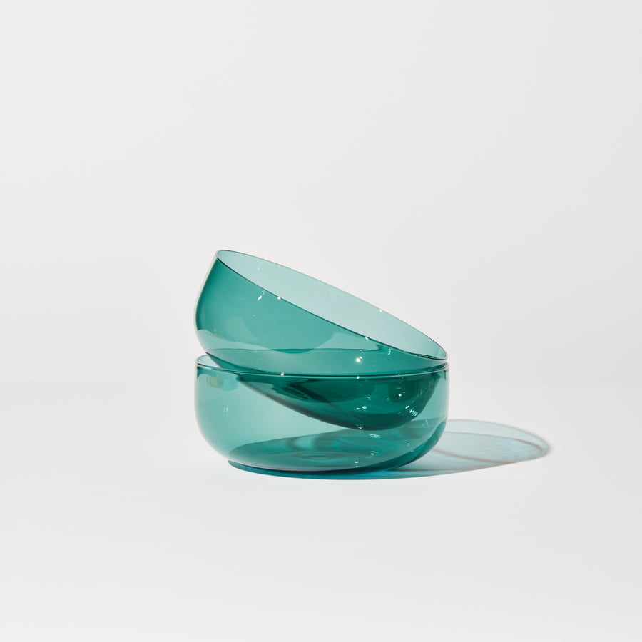 ABRACADABRA BOWLS SET OF 2 IN TEAL