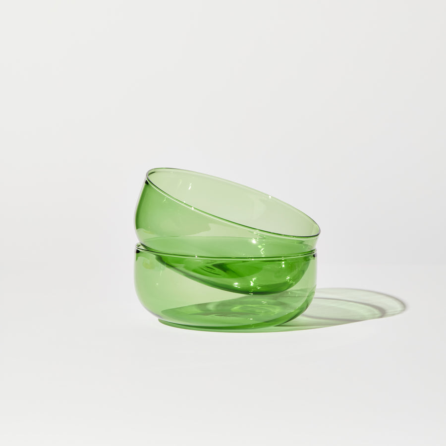 ABRACADABRA BOWLS SET OF 2 IN GREEN