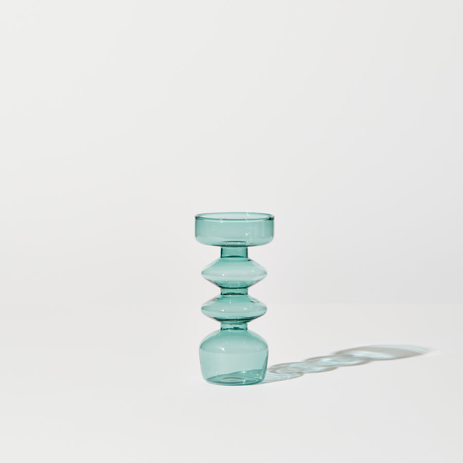 PEBBLE VASE IN TEAL