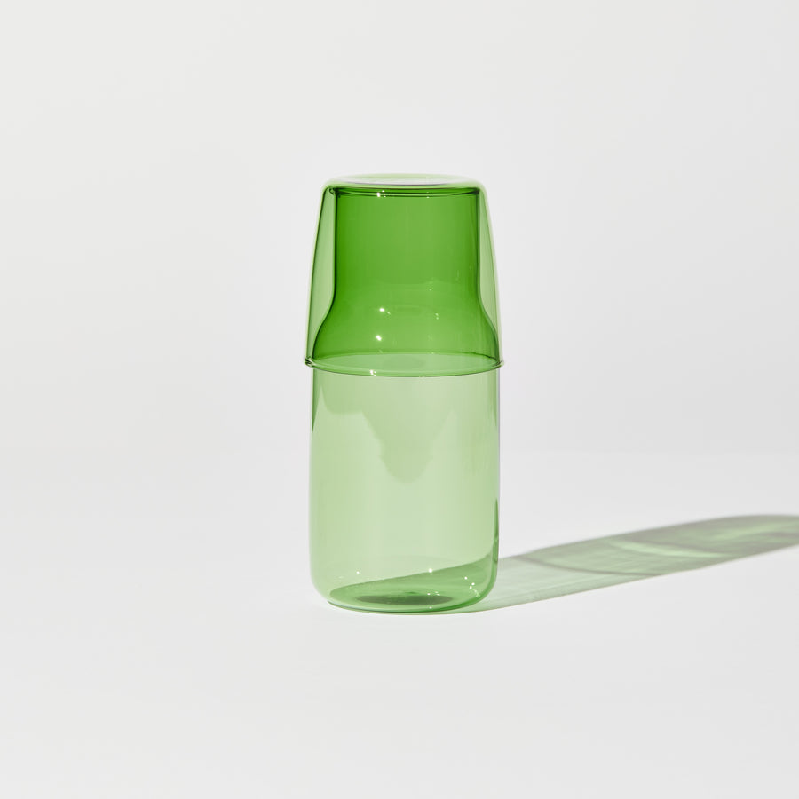 MINI CARAFE AND CUP SET IN GREEN