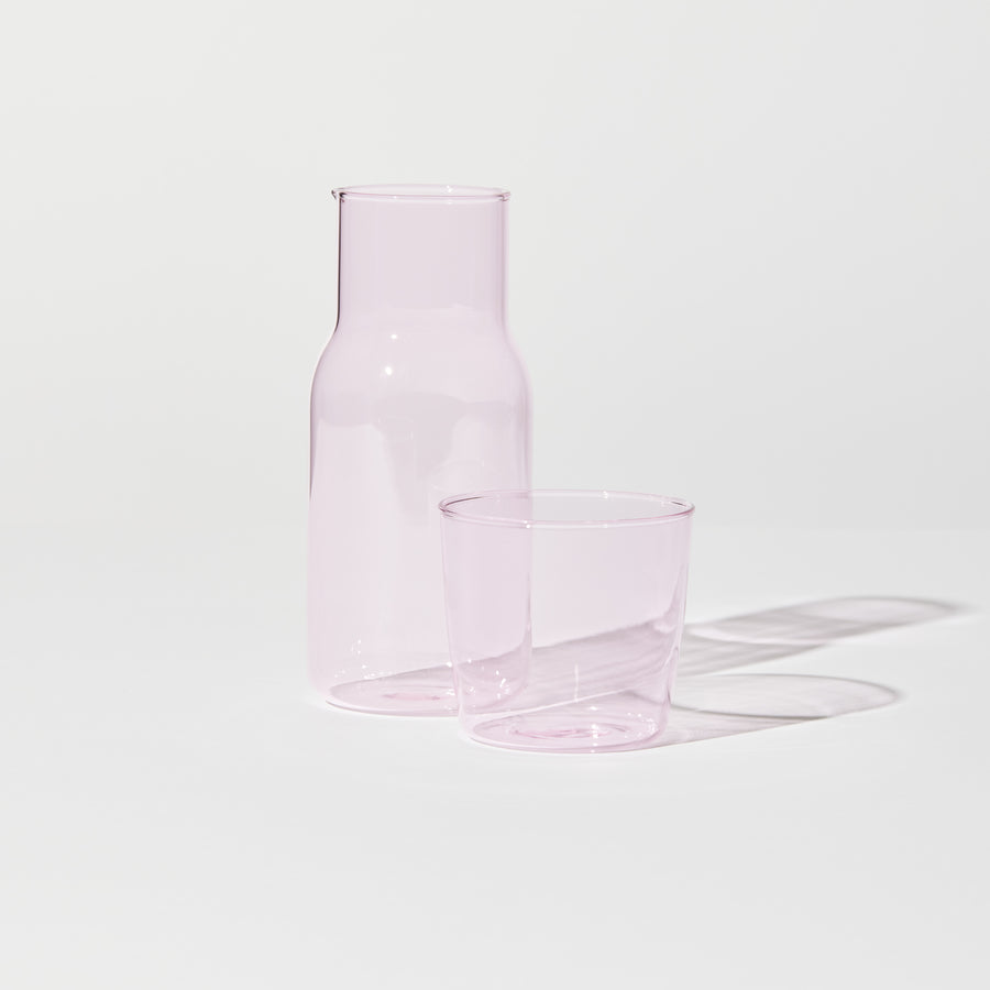 MINI CARAFE + CUP SET IN PINK