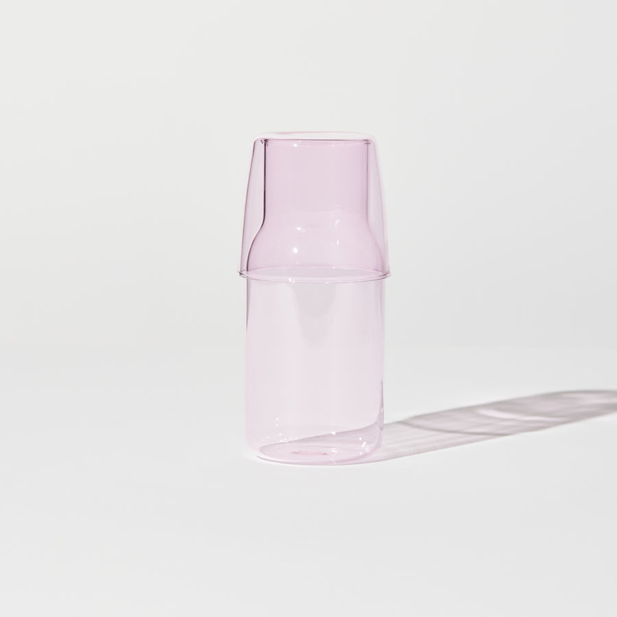 MINI CARAFE + CUP SET IN PINK