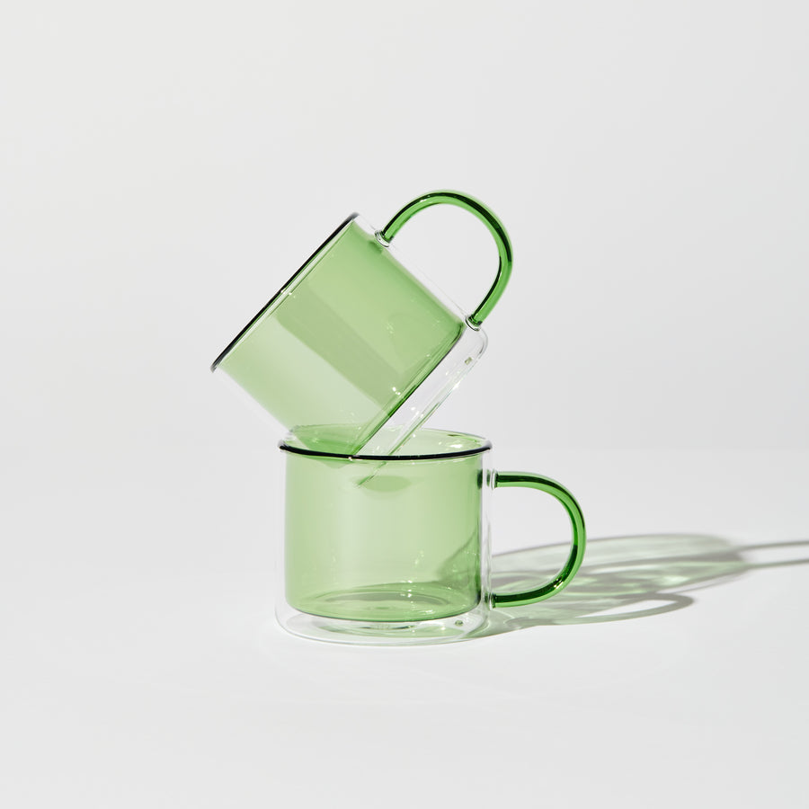 DOUBLE TROUBLE CUP SET IN GREEN