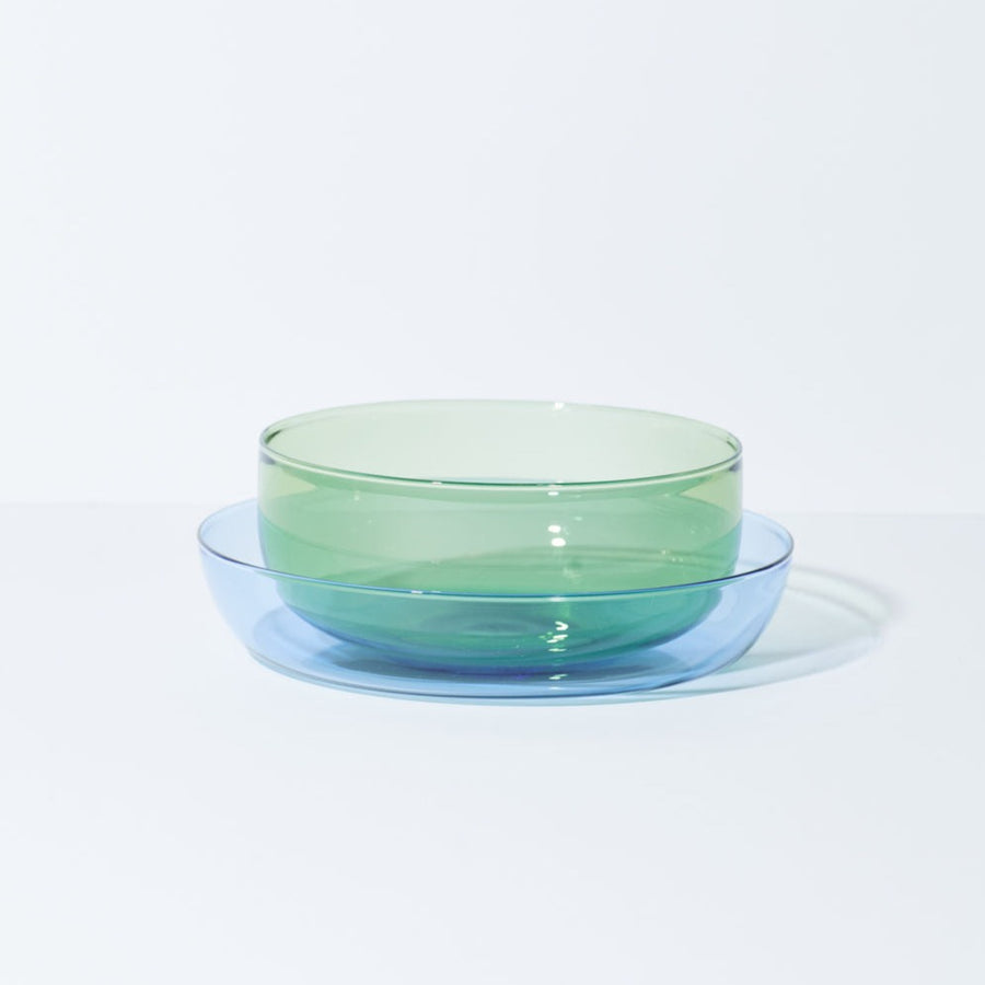 ABRACADABRA BOWLS SET OF 2 IN GREEN