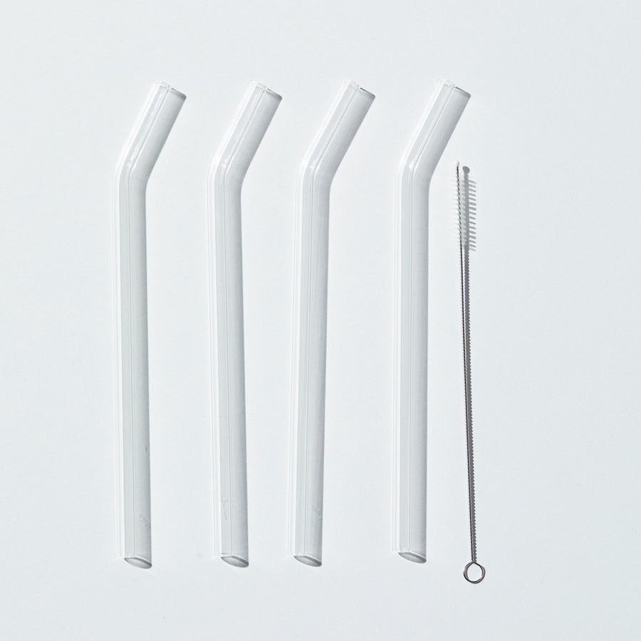 SUCK UP STRAW SET IN CLEAR